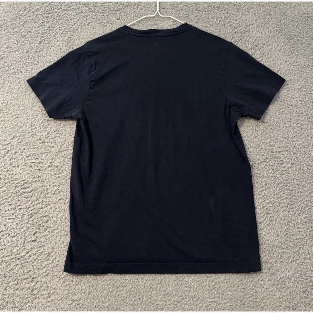 Psycho Bunny T-Shirt Men´s Size 3 Blue‎ V Neck Logo Embroidery Pima Cotton - Picture 3 of 5